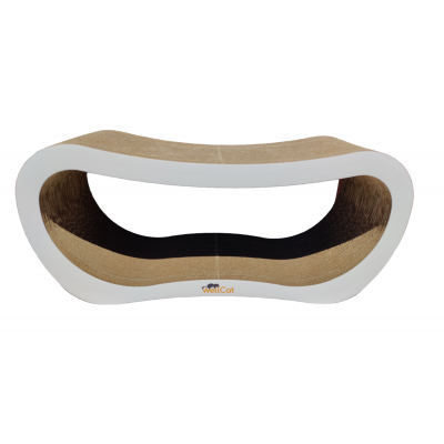 Кігтеточка - лежанка дряпка для кішок та котів WellCat Elite 68х24х31 см та коробка будинок