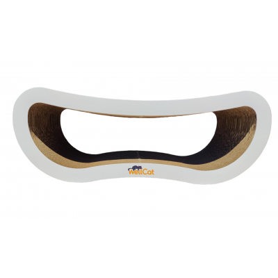 Кігтеточка - лежанка дряпка для кішок та котів WellCat Premium 60.5х24х22.5 см та коробка будинок